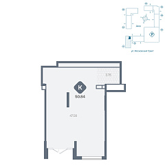Помещение 50,84 м²