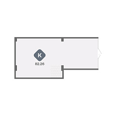 Помещение 82,26 м&sup2;