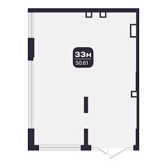 Помещение 50,61 м&sup2;