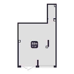 Помещение 51,25 м&sup2;