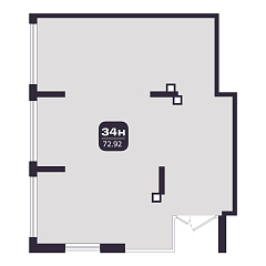 Помещение 72,69 м&sup2;